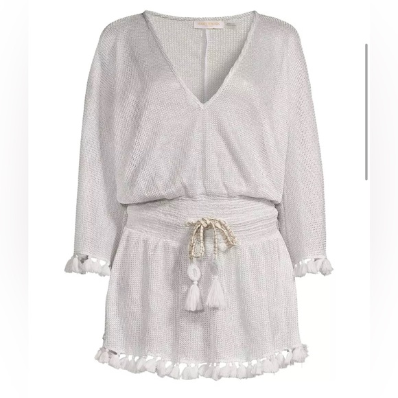 Ramy Brook Regina Tassel Trimmed Cover-Up Minidress - Picture 2 of 15